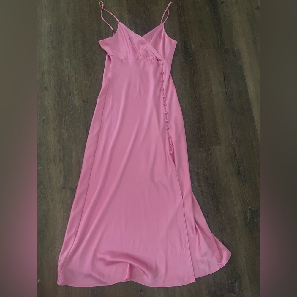 Zara Pink Spaghetti Strap Dress